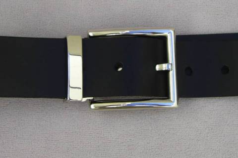 Lederg&uuml;rtel - Wei&szlig; - 40 mm 042 - Bild: A3