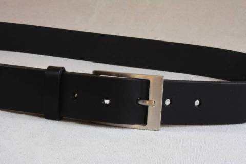 Lederg&uuml;rtel 35 mm - Messing - 013 - Bild: A1