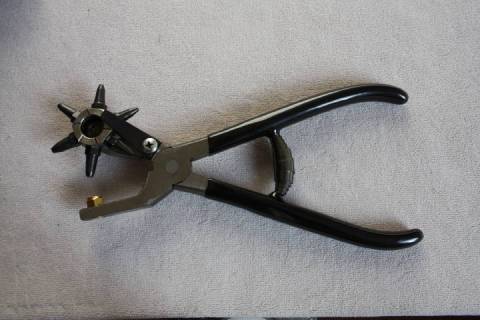 Lederlochzangen - Revolverlochzangen 6 Gr&ouml;ssen - Bild: A1