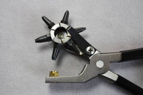 Lederlochzangen - Revolverlochzangen 6 Gr&ouml;ssen - Bild: A2