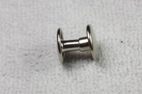 1.000 Doppelkopf - Hohlnieten 9/10 mm Silber 374  - Bild: A2