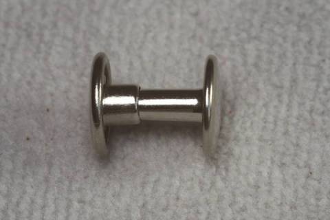 1.000 Doppelkopf - Hohlnieten 9/11 mm Silber 373  - Bild: A1