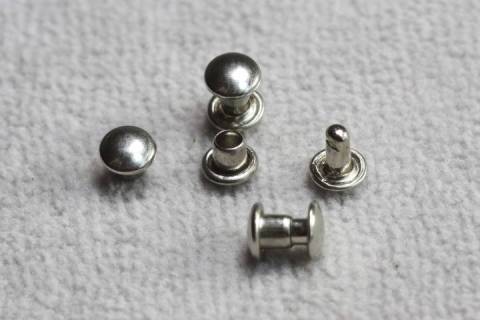 1.000 Doppelkopf-Hohlnieten 4X5 mm 381  - Bild: A2