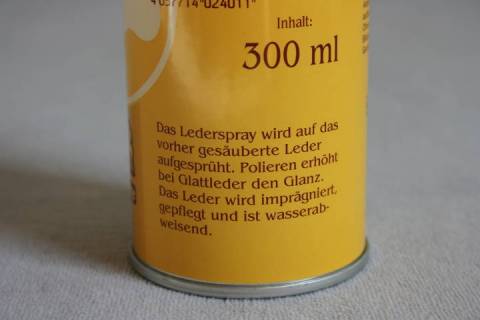 Lederspray - Impr&auml;gnierspray - Bild: A2