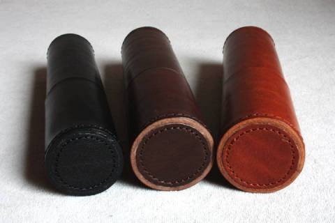 Handgenähte Hartleder - Etuis - Bild: A5