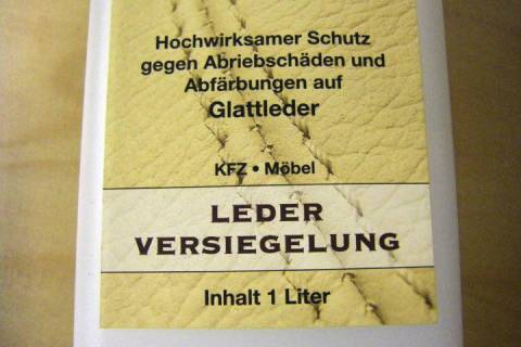 Lederstrumpf Abriebschutz - Lederversiegelung