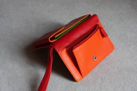 Mywalit Geldb&ouml;rsen Rot - Orange 323-12 - Bild: A2