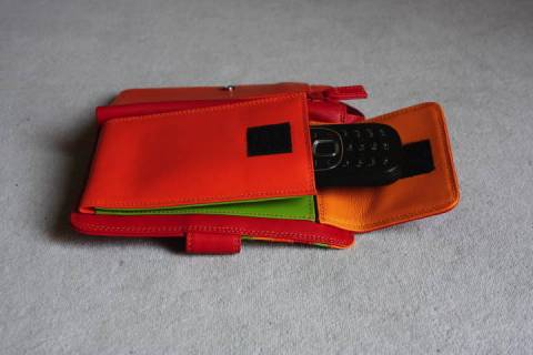 Mywalit Geldb&ouml;rsen Rot - Orange 323-12 - Bild: A3