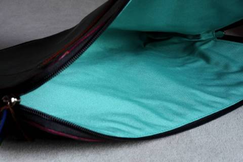 Leder Kollegemappen Mywalit Graphit 761-83 - Bild: A6