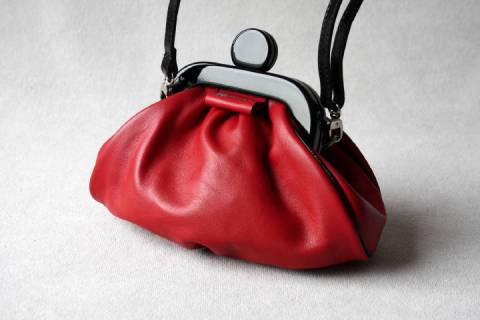 Mywalit Leder - Rahmentasche Rot 1570-25 - Bild: A5