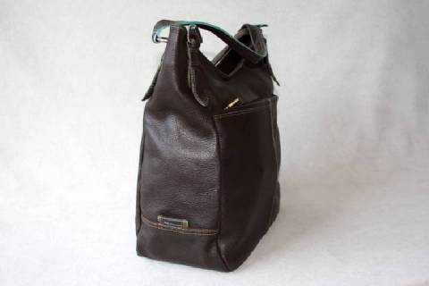 Mywalit Leder - Shopper Braun 682-85 - Bild: A7