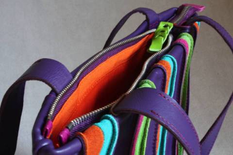 Mywalit Lederschultertaschen 607-29 - Bild: A2