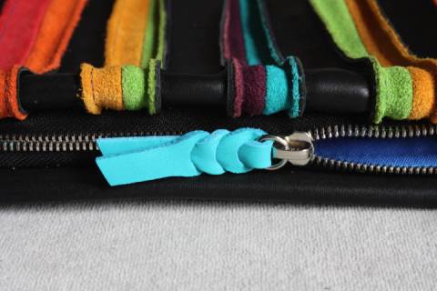 Mywalit Ledertaschen Schwarz / Bunt 606-3 - Bild: A3