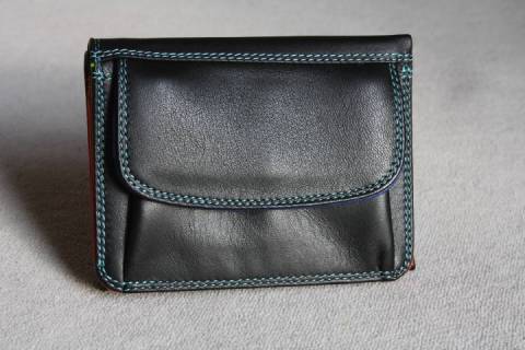 Mywalit-Mini-Boerse Schwarz-Türkis 243-4