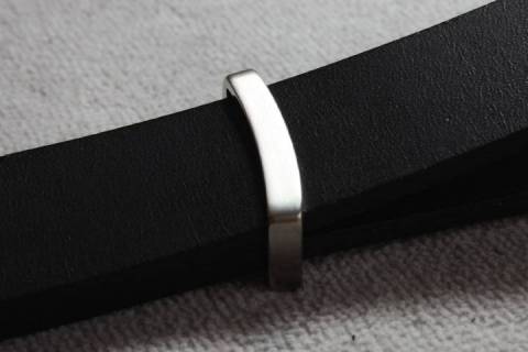 Messing / Palladium G&uuml;rtelschlaufen 20 mm - 1A - Bild: A1