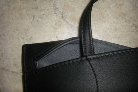 Design Ledertaschen Wave 22512 Schwarz/Grau - Bild: A1