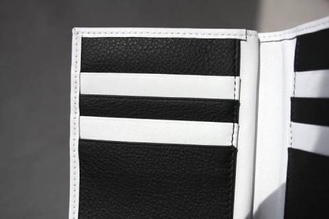 Kartenetuis - Ausweisetuis - Weiss / Schwarz - Bild: A2