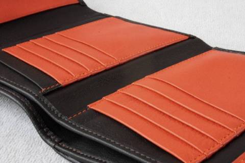 Olbrish b - Portemonnaie 65009 - Braun / Orange - Bild: A5