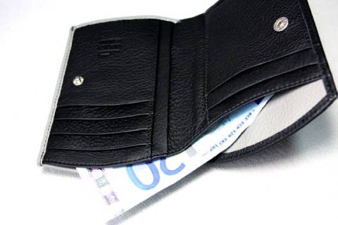 Olbrish b - Geldb&ouml;rse - Pandora - Schwarz - Grau - Bild: A12