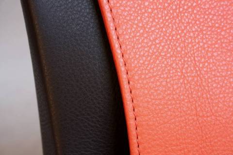 Papillon Lederhandtaschen Braun - Orange - Bild: A3