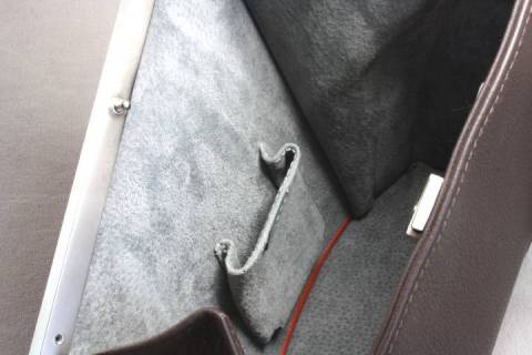 Papillon Lederhandtaschen Braun - Orange - Bild: A7