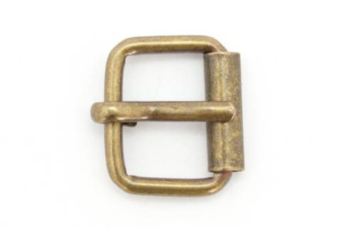 Rollschliessen - Taschenschnallen - 16 mm - Altmessing 053