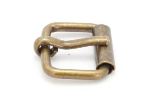 Rollschliessen - Taschenschnallen - 16 mm - Altmessing 053 - Bild: A3