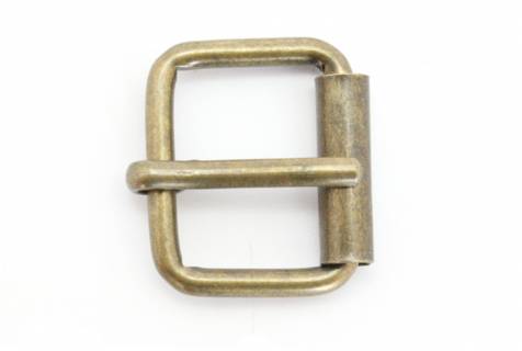 Rollschliessen - Taschenschnallen - 20 mm - Altmessing 074