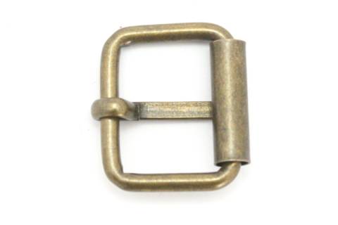 Rollschliessen - Taschenschnallen - 20 mm - Altmessing 074 - Bild: A2