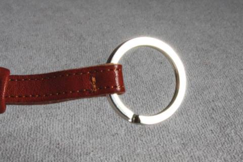 Schlüsselanhänger - Bizet - Rosen Natur/Rot - Bild: A3