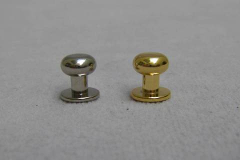 Schraubköpfe - Kugelkopfnieten 8 mm 005 - Bild: Oberflchenfinish-Messing_1