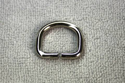 Halbring - D-Ring 16 mm Nickel 300