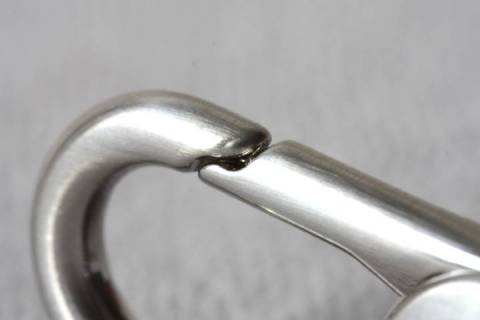 Karabinerhaken 10 mm Nickel-Satiniert 036 - Bild: A3