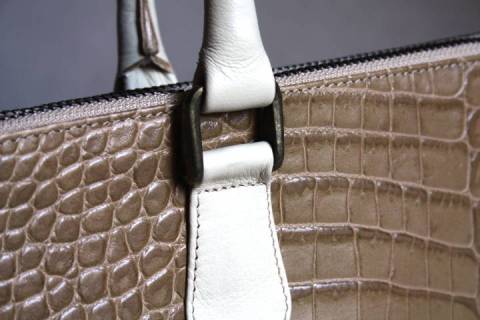 Sonderanfertigung Kalbledervariationen Karamell - Bild: A5