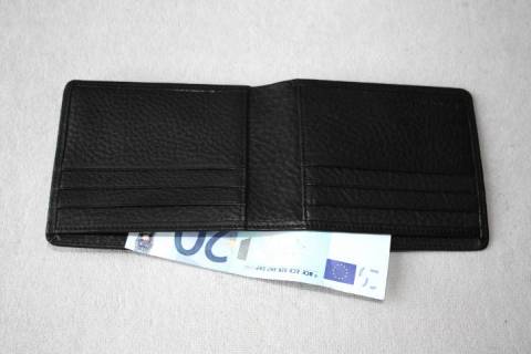 Sonnenleder Geldb&ouml;rsen Ems - Schwarz - Bild: a3