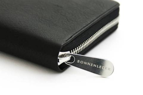 Sonnenleder Damen - Geldb&ouml;rsen Saale 822350 Schwarz