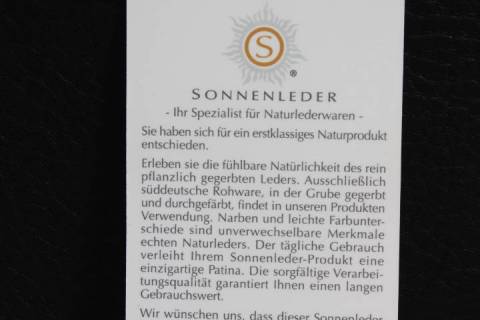 Sonnenleder Geldb&ouml;rsen Spree - Bild: A5