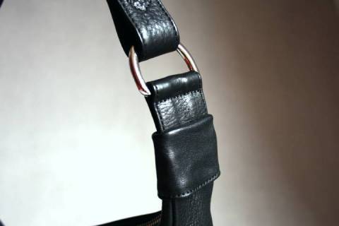 Sonnenleder Handtaschen Valencia Schwarz - Bild: A5