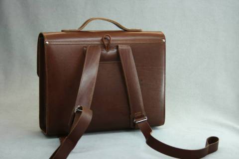 Leder Schulranzen Ole - Lederranzen - Bild: A4