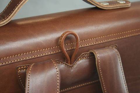 Leder Schulranzen Ole - Lederranzen - Bild: A5