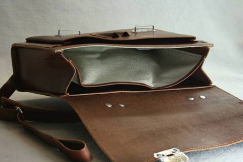 Leder Schulranzen Ole - Lederranzen - Bild: A7