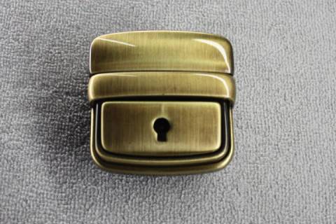 Aktentaschenschl&ouml;sser - Aktentaschenverschlu&szlig; - Altmessing 200 - Bild: A1