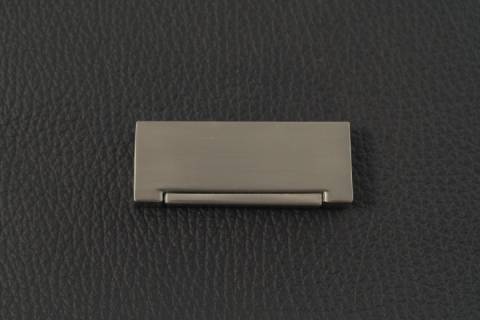 Mappenschloss - Steckschloss 389 Nickel satiniert