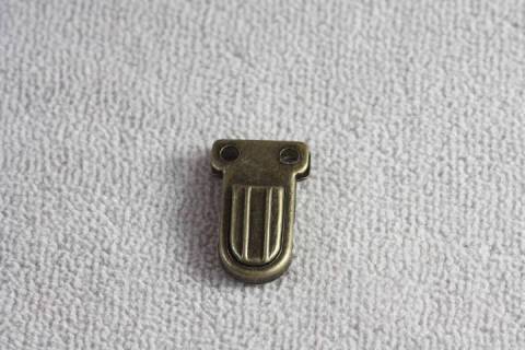 Mini - Steckschloss Altmessing H1-267 - Bild: A2