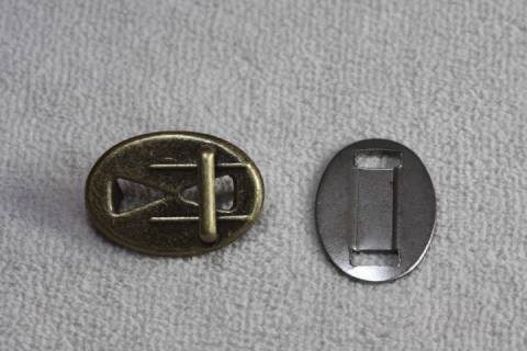 Mini - Steckschloss Altmessing H1-267 - Bild: A4