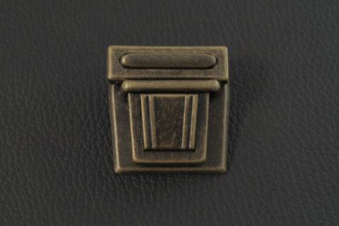 Steckschloss - Mappenschloss 385 Altmessing