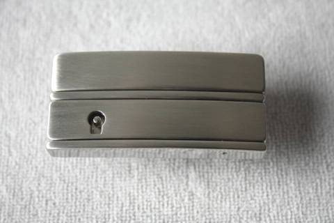 Aktentaschenschloss - satiniert 017 - Bild: A8