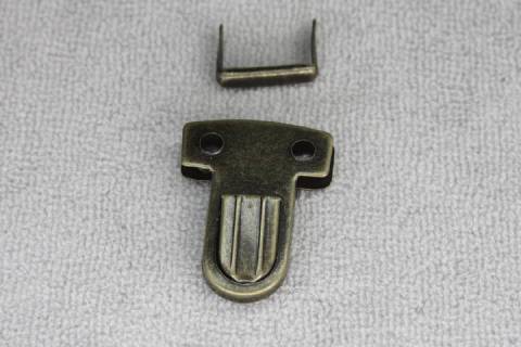 Steckschloss - 353-247 -  Altmessing - Bild: a3