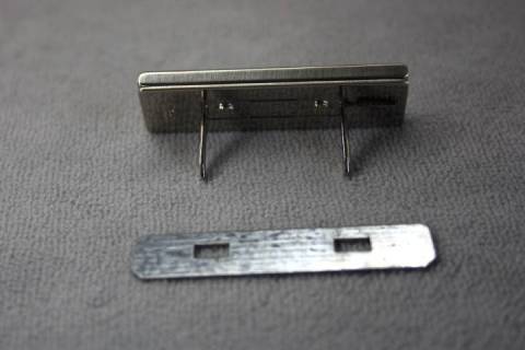 Steckschloss Nickel - Satiniert 142 - Bild: A2