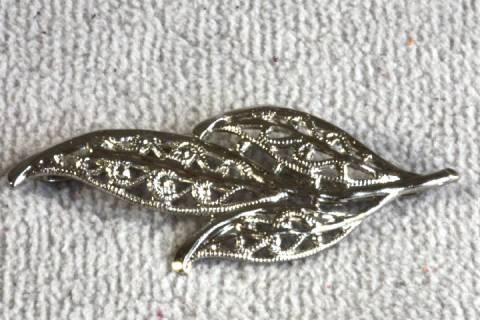 Weissbronce Zierelement Blatt 7508 - Bild: A3